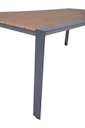 Vorschaubild Garden Pleasure Gartenmöbel Set SILEA 01, Tisch 200 x 100 + 4 Stapelsessel, Aluminium / Nonwood / Kunststoffgewebe