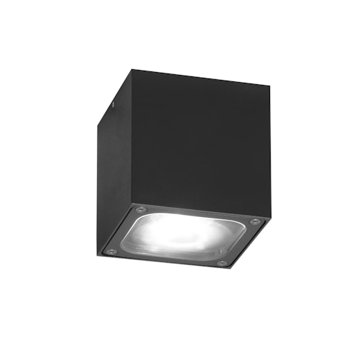 Konstsmide Deckenleuchte Cesena, 6W LED, Aluminium, anthrazit (7852-370)