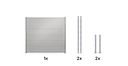 Vorschaubild Alberts® Alu Sichtschutz Palitio als Set, Profilhöhe 300 mm, zum Aufschrauben