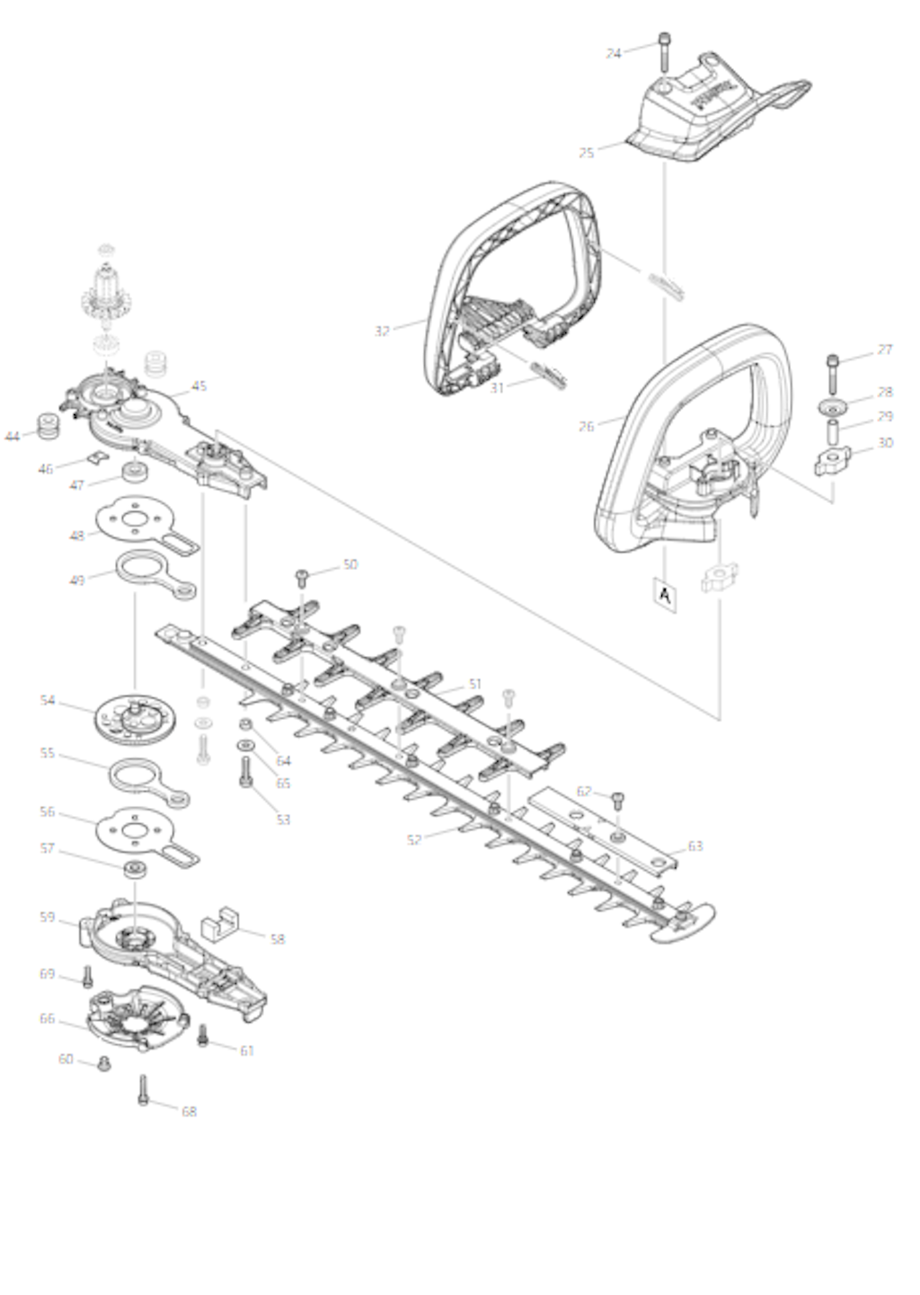 Explosionszeichnung Ersatzteile