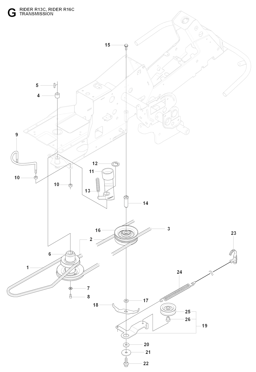 Explosionszeichnung Ersatzteile