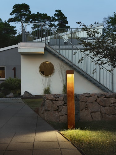 Konstsmide Wegeleuchte Rho 10 Watt rostfarben (7360-970)