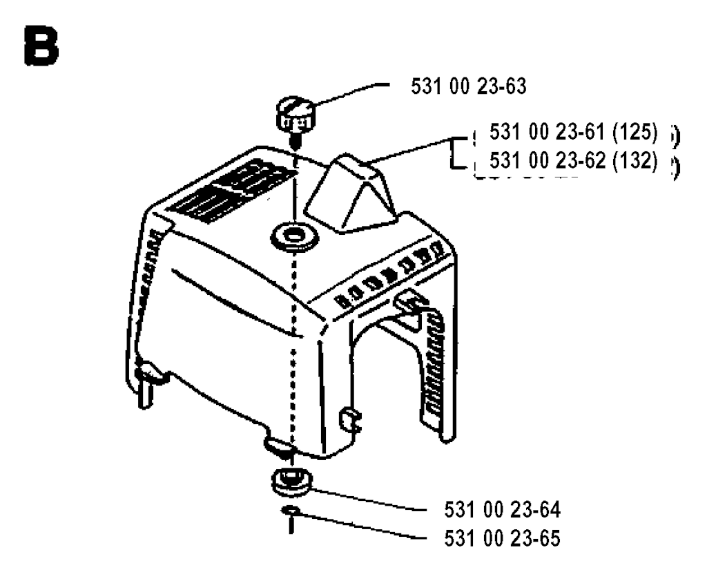 Explosionszeichnung Ersatzteile