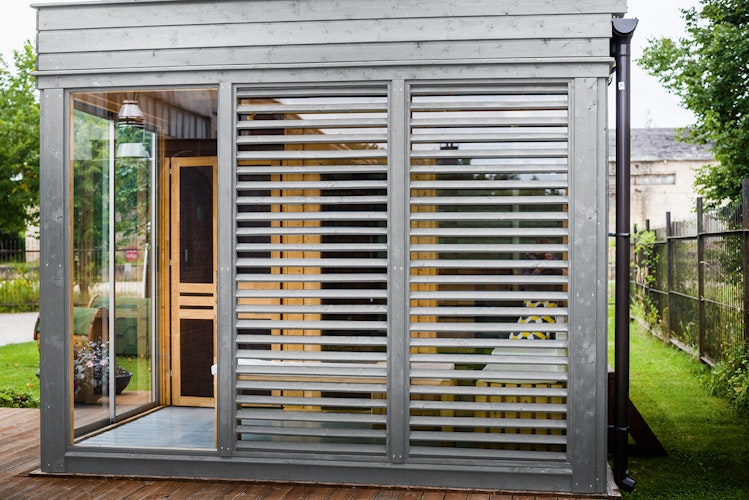 Wolff Finnhaus Saunahaus Paradiso 4x3 (2-Raum)