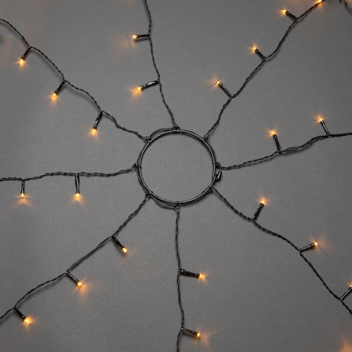 Konstsmide Weihnachtsbeleuchtung  LED Baummantel mit Ring 8 Stränge je 30 Dioden