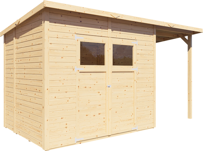 Bertilo Gerätehaus Amrum 2/3 Plus - 14 mm