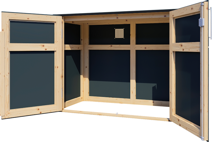 Bertilo HPL Geräteschrank Terrace - 6 mm