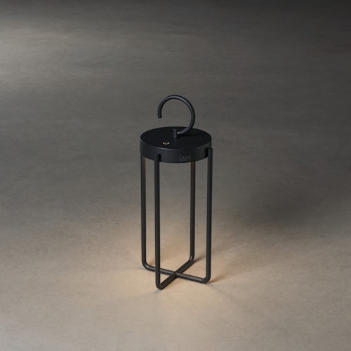 Konstsmide LED USB-Laterne klein Manorola, schwarz, dimmbar (7820-750)