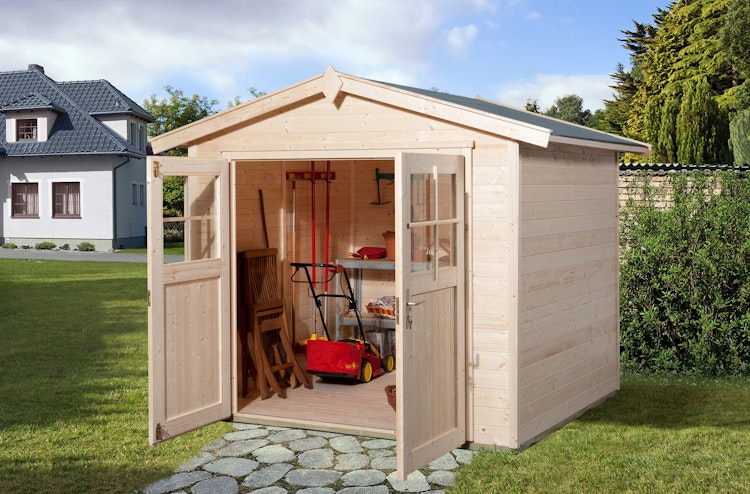 Weka Gartenhaus 224 inkl. Doppeltür - 21 mm