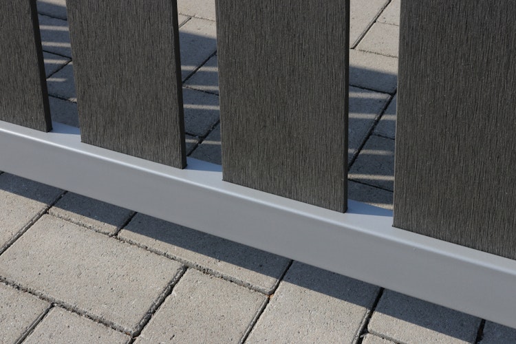 Traumgarten RAJA WPC ALU XL Anthrazit Einzeltor, 980 x 950 mm