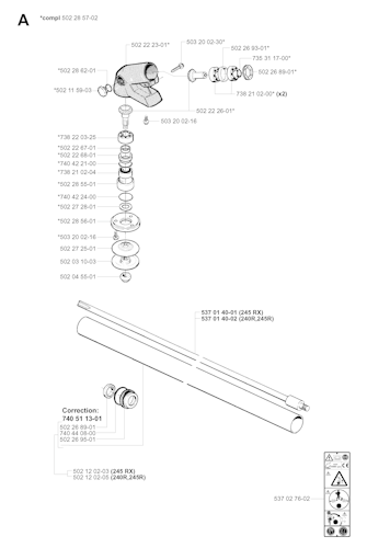 Husqvarna Motorsensen/Freischneider 240, 20010100001-Current