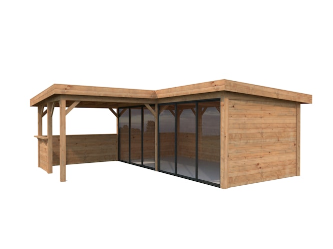 Palmako Carport/Pavillon Connect Lenna 24,9 m² Set 422 Slide