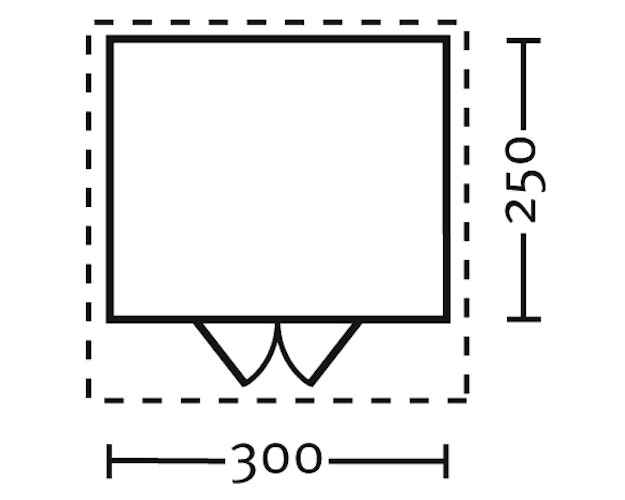 Skan Holz 28 mm Gartenhaus Faro