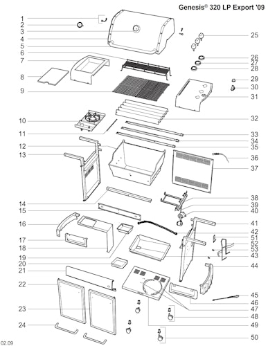 Weber Genesis E-320 LP Blk (2009) (DE/AT)