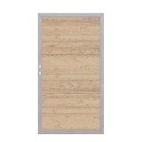 TraumGarten Design WPC Alu Einzeltor Rahmen Silber (980 x 1800 mm)Zubehörbild