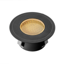 Vorschaubild Lightpro Bodeneinbaustrahler Onyx 90 RA 12V mit anthrazitfarbenen Ring 76 lm