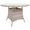 Vorschaubild Garden Pleasure Esstisch-Set DIJON, Tisch + 4 Stühle, Aluminium / Polyrattan / 100 % Polyester