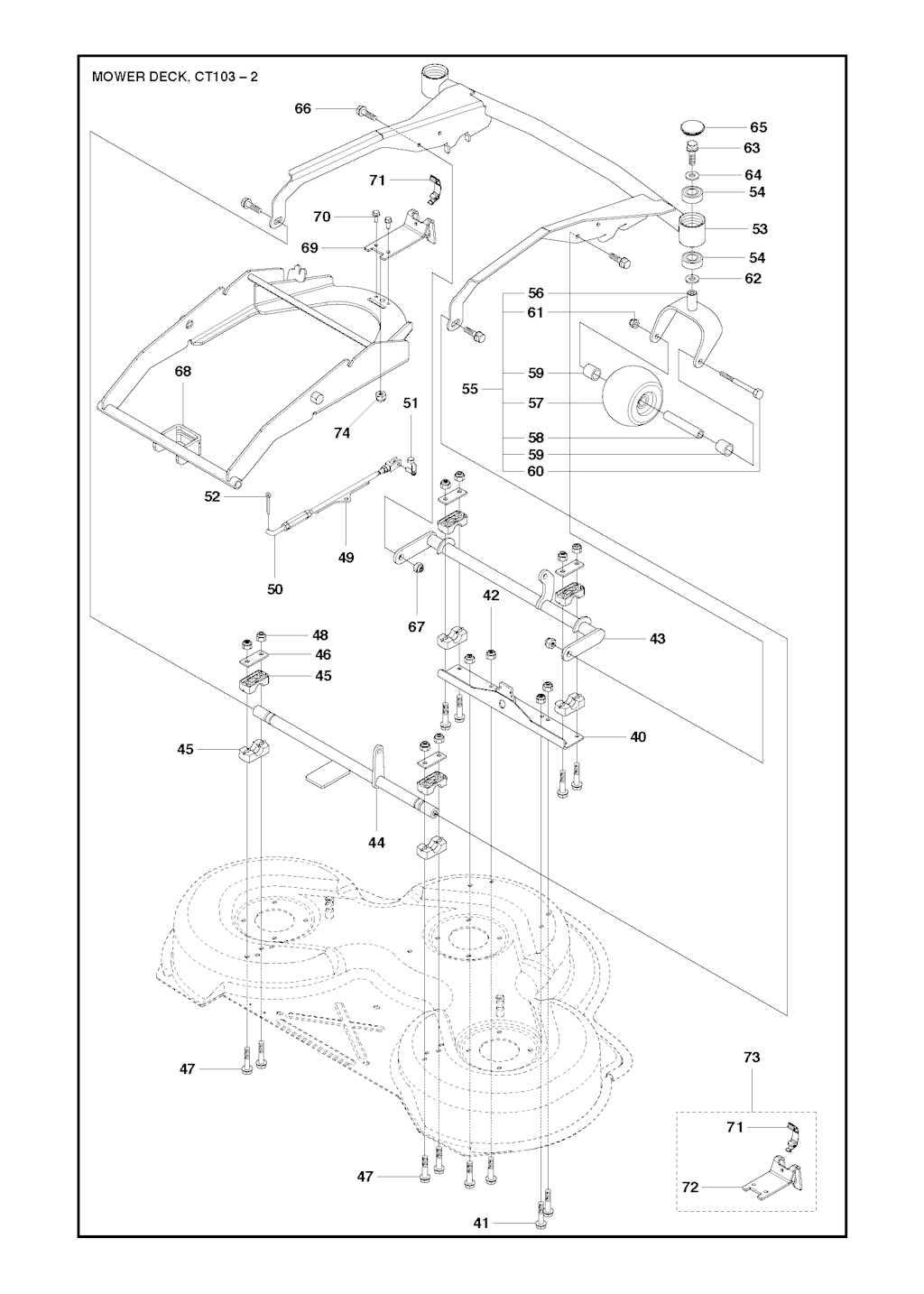Explosionszeichnung Ersatzteile