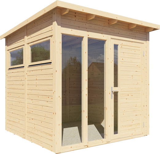 Bertilo Gartenhaus Pentus 2 Office - 19 mm