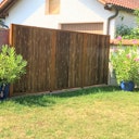 Vorschaubild BambusBASIS Modul5 Mittelpfosten Cortenstahl