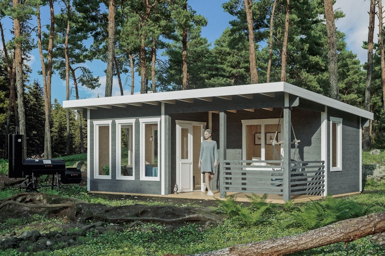 Skan Holz Gartenhaus Arnheim - 45 mm