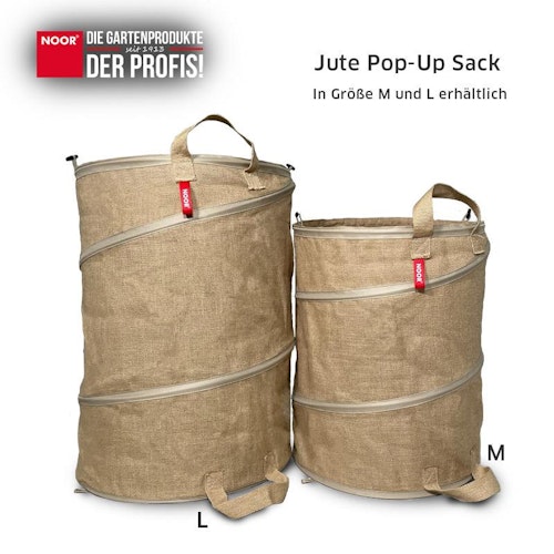 Noor Jute Pop-Up Sack M 100L Ø 45x60 cm