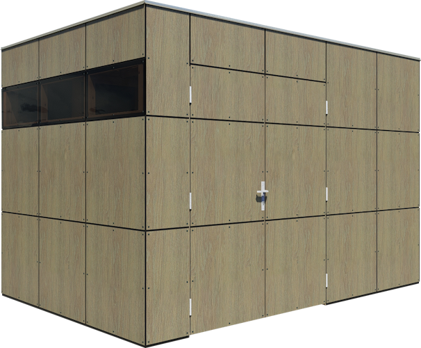 Bertilo Gartenhaus HPL 2 - 6 mm