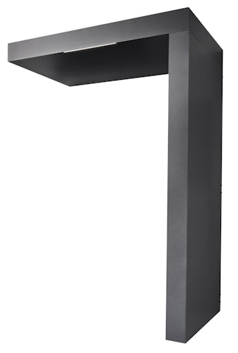 Gutta Rechteckvordach BS Plus 160 Sondermaß inkl. Seitenteil und Briefkasten  (neues Modell)