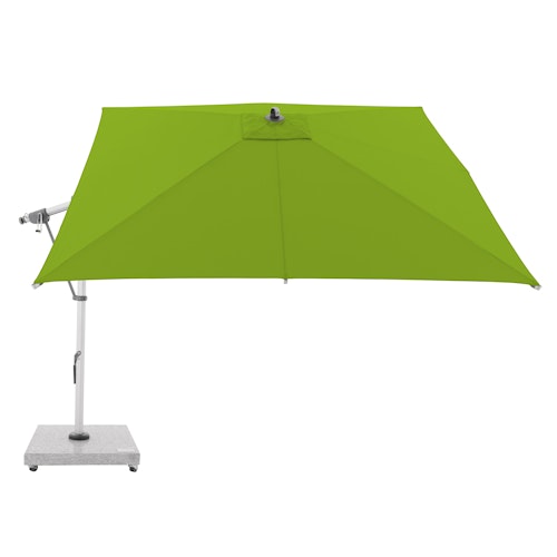 doppler Pendelschirm EXPERT 300 x 300 cm, Aluminium Silber / 100 % Polypropylen 220 g/m²