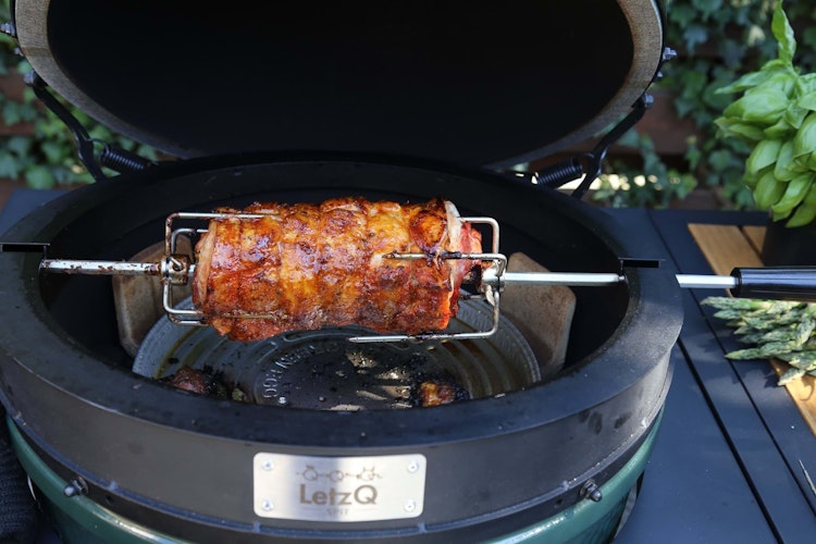 Big Green Egg Rotisserie LetzQ für das Big Green Egg  Medium