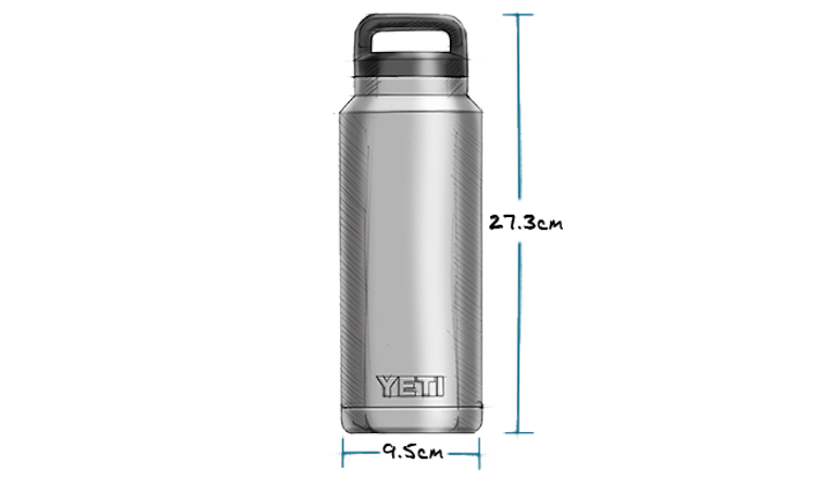YETI Trinkflasche RAMBLER 36 oz. (1065 ml) - mit Chug-Verschluss