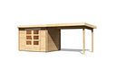 Vorschaubild Karibu Woodfeeling Gartenhaus Bastrup 3 naturbelassen - 28 mm