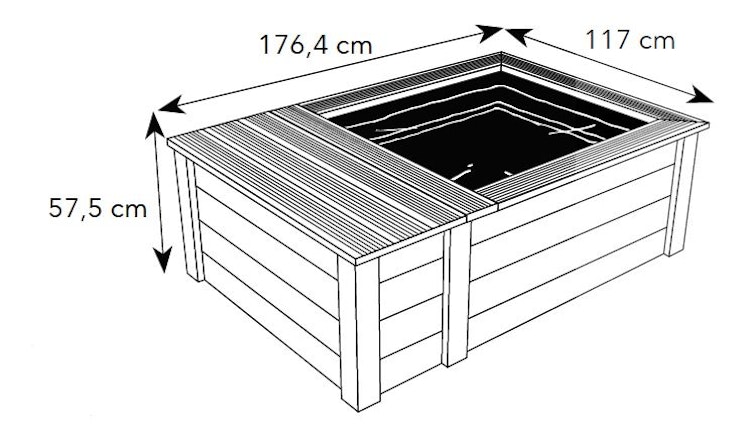 Ubbink Set Quadro Wood III - Holzverkleidung
