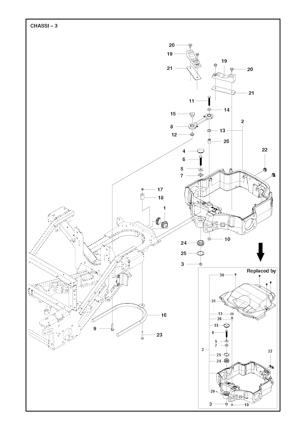 Explosionszeichnung Ersatzteile