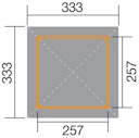 Vorschaubild Weka Gartenoase 651- Sparset inkl. Schindeln