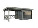 Vorschaubild Palmako Gartenhaus Connect Lenna 16,6 m² Set 403 Slide