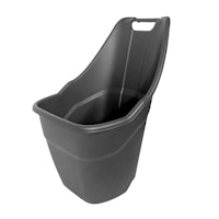 Ubbink Gartenabfalltrolley - PE, grau all in one, 65 l - H86 x 60 x 46,5 cm