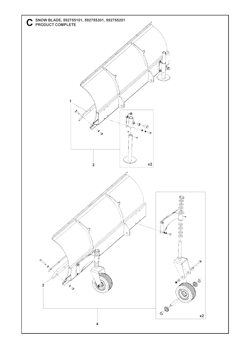 Explosionszeichnung Ersatzteile