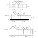 Vorschaubild Halls Gewächshaus Magnum - 8,3 m² / 9,9 m² / 11,5 m²