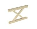 Vorschaubild Skan Holz Brüstung Andreaskreuze zu Pavillon Nancy