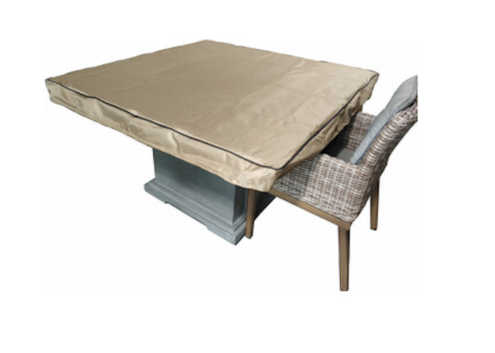 Gardenforma Ersatz-Wetterschutzhaube für Gasbrenner, aus Kanevas Textil, passend für Feuerstelle: Birmingham