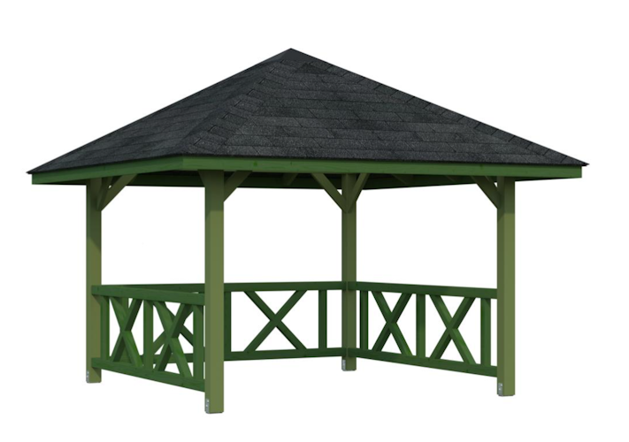 Palmako Pavillon Bianca 8,3 m² Set 101