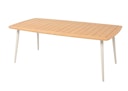 Vorschaubild Garden Pleasure Gartenmöbel Set TULUM, Tisch 180 x 90 + 6 Sessel, Alu Sandbeige / Nonwood / Rope Beige / Kissen 100 % Polyester Beige