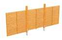 Vorschaubild Skan Holz Rückwand Rhombus passend für Doppel-Carport Spessart