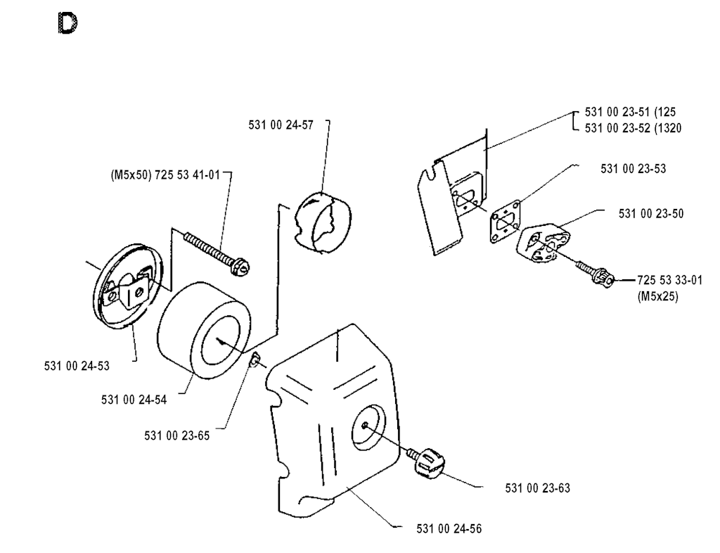Explosionszeichnung Ersatzteile