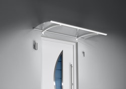 Gutta Pultvordach mit LED-Technik