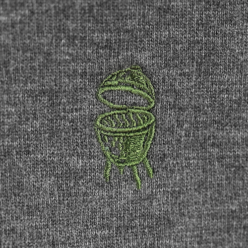 Big Green Egg Hoodie - Since 74 - Holzkohlegrau