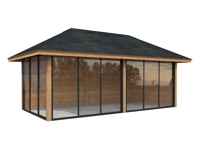 Palmako Pavillon Bianca 16,6 m² Set 202 Slide - 28 mm