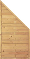 T&J Maxi-Massivzaun Ecke 90 x 180/90 cm