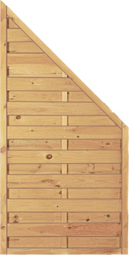 T&J Maxi-Massivzaun Ecke 90 x 180/90 cm